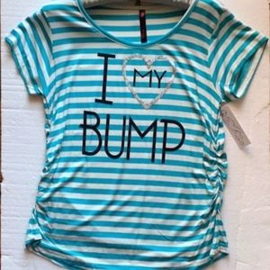 Maternity Top “I Love My Bump” M L XL